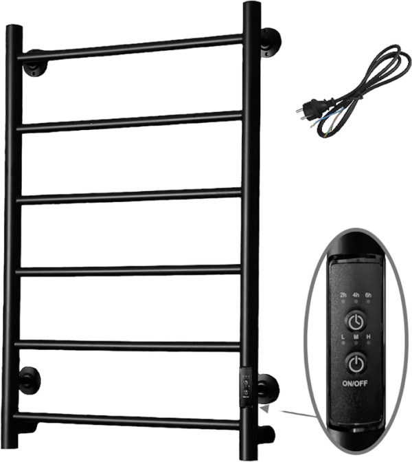 Полотенцесушитель электрический Тругор Аспект ПЭК СП1 80x40, черный