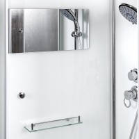 Душевая кабина DTO K401 100х100, профиль хром, стекло прозрачное