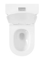 Унитаз-моноблок напольный STWORKI Олланд S01406WH с микролифтом, безободковый, белый