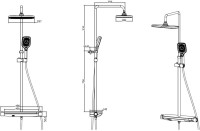 Душевая стойка Savol SK-H3445H