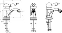 Смеситель для биде Boheme Medici Ripresa 306