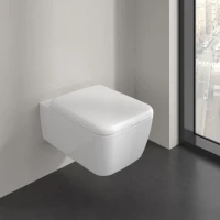 Унитаз подвесной Villeroy & Boch Skyla 4682CL01 безободковый, сиденье с микролифтом, альпийский белый