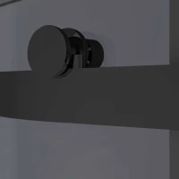Душевой уголок Vincea Como-N VSR-4CN1014CGB 140х100, профиль матовый черный, стекло тонированное серое