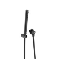 Душевая система с тропическим душем Damixa Scandinavian Pure 936510300 черный матовый, скрытого монтажа, смеситель для 3 потребителей, излив, встраиваемый душевой комплект, гарантия 10 лет, Дания