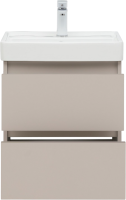 Мебель для ванной комнаты Aquanet Вега 2.0 50 подвесная, бежевая матовая