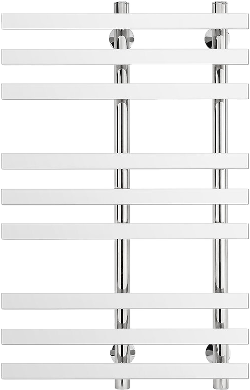 Полотенцесушитель электрический Secado Понтида 3, R 80x50 см, подключение справа, хром, лесенка