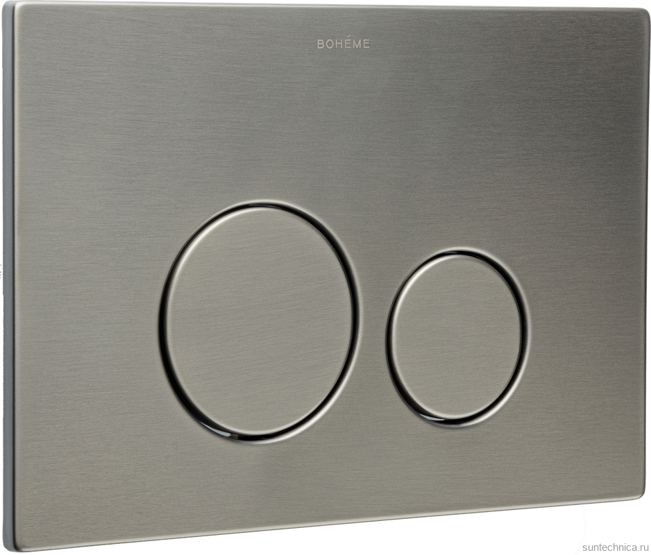 Кнопка смыва Boheme 649-GM ультраплоская, gun metal