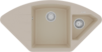 Мойка кухонная Lemark Irkana 980 9910044 бежевая