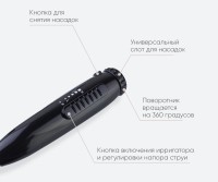 Смеситель для раковины Bronze de Luxe Optimal 10188 с ирригатором, хром