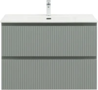 Мебель для ванной комнаты Aquanet Джейн (Flat) 90 подвесная, мисти грин