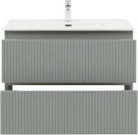 Мебель для ванной комнаты Aquanet Джейн (Flat) 90 подвесная, мисти грин