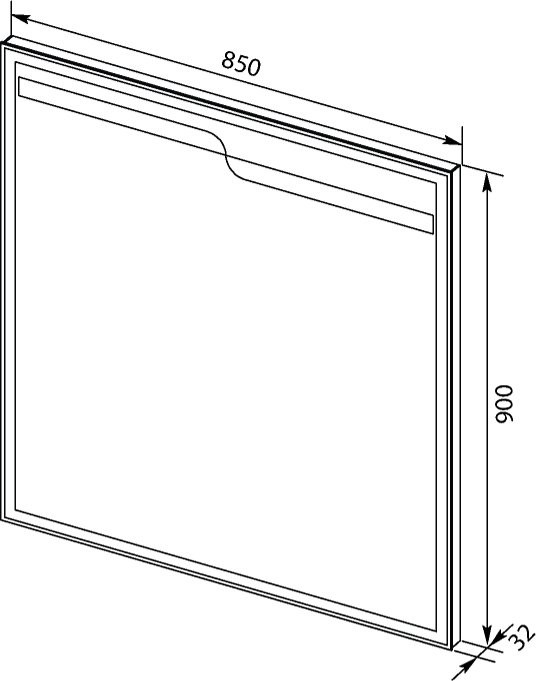 Мебель для ванной комнаты Aquanet Джейн (Flat) 90 подвесная, мисти грин