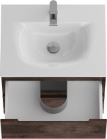 Мебель для ванной комнаты BelBagno Etna 70 rovere moro, раковина BB-8099-70