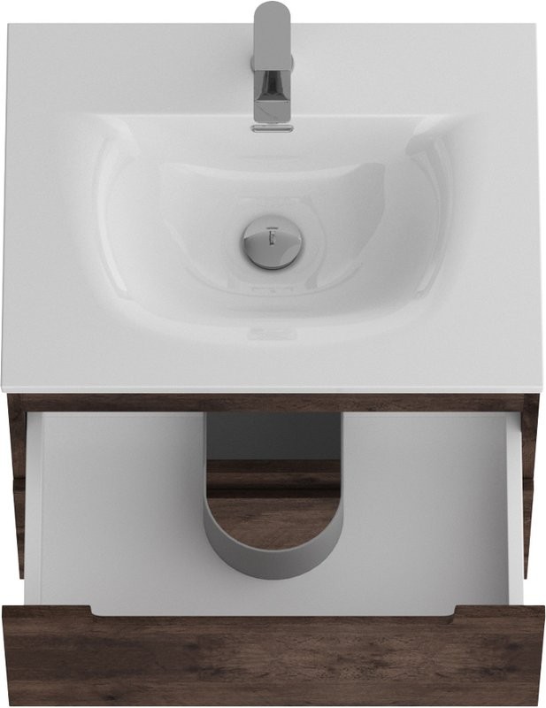 Мебель для ванной комнаты BelBagno Etna 70 rovere moro, раковина BB-8099-70