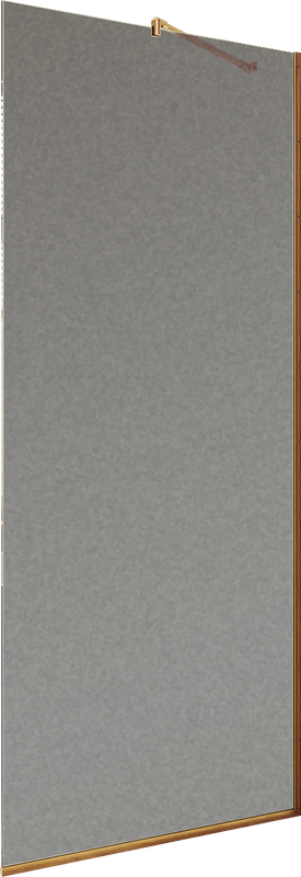 Душевая перегородка Maybahglass MGD-1356-2у 99 см, профиль бронза, стекло графит матовый