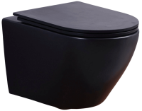 Комплект 3 в 1 Унитаз подвесной Esbano Azalea ESUPAZALBM + Инсталляция Fram + Кнопка ESINKRG11MC цвет матовый хром