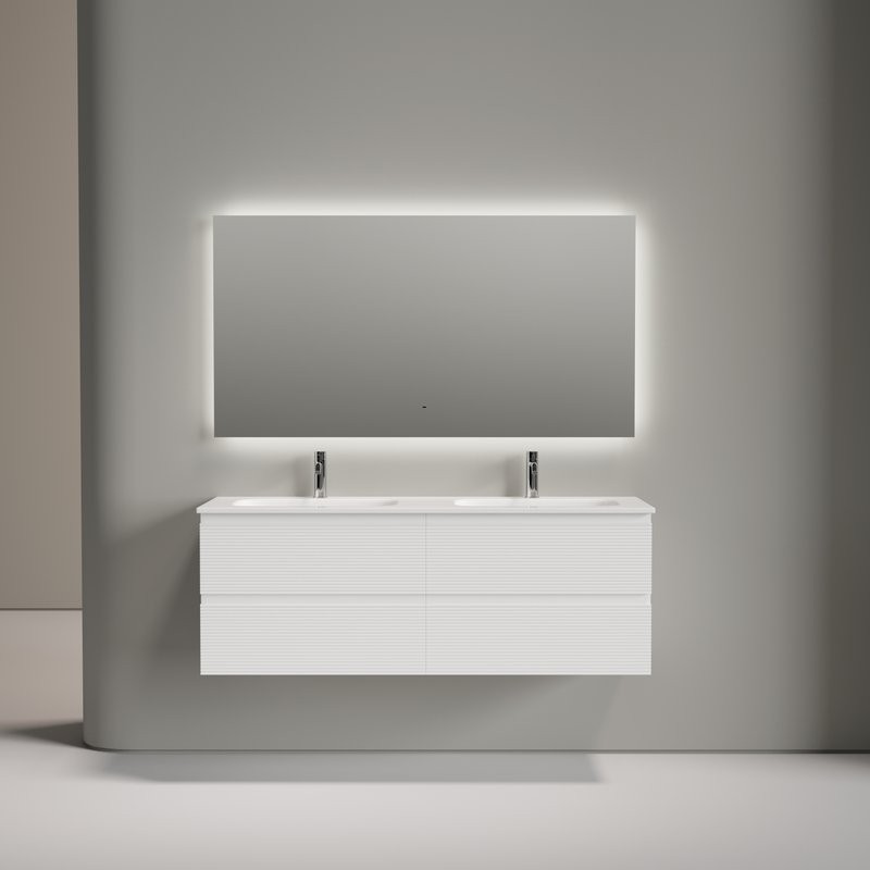 Мебель для ванной комнаты Sancos Folk 140 подвесная, bianco, раковина CN7022