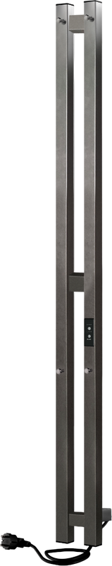 Полотенцесушитель электрический Indigo Style Pro LSPRE120-10GFMRt graphite metallic