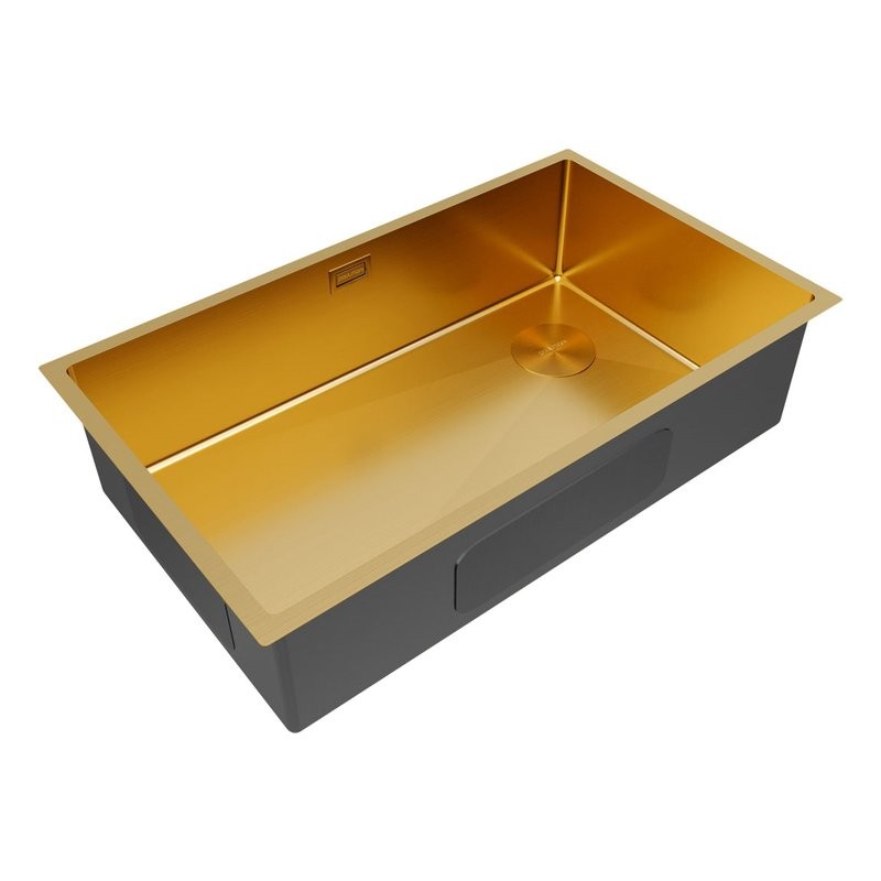 Мойка кухонная Paulmark Next-Skew PM887444-BG брашированное золото
