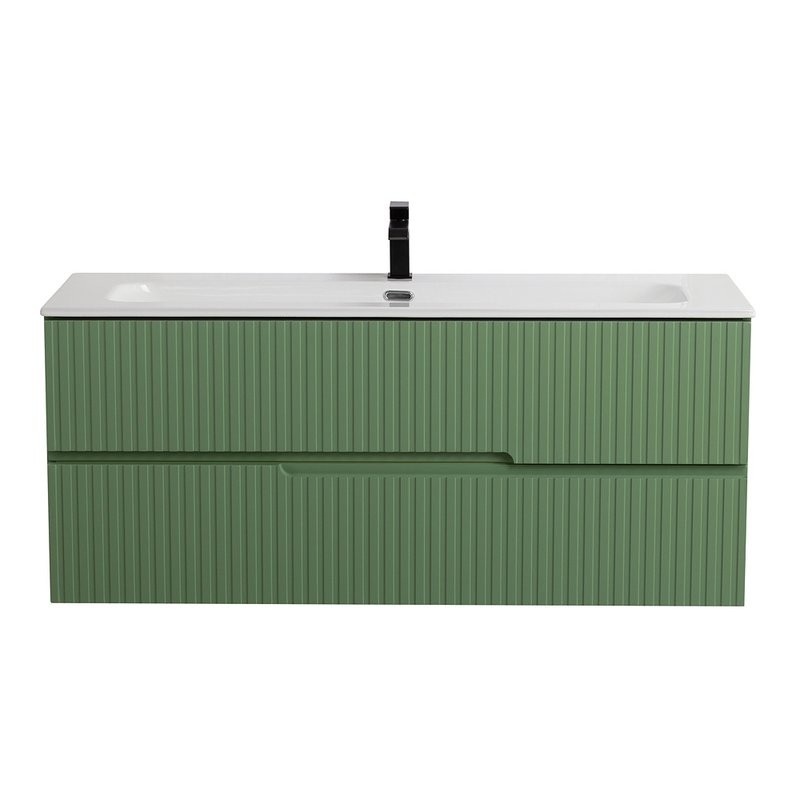 Мебель для ванной комнаты Cezares Duet 120 фисташковый софт, раковина Cezares CZR-8073-120