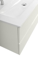 Тумба с раковиной Cezares Duet 120 альпака брашированная, раковина Cezares CZR-8073-120-1-2