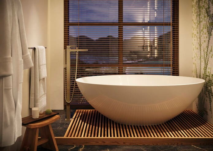 Напольный смеситель для ванны с душем Hansgrohe Metropol 32532140