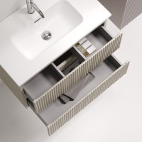 Тумба для ванной подвесная Snob R 690х390х500, Beige Soft, SNR70/39CE Тумба для ванной подвесная Snob R 690х390х500, Beige Soft, SNR70/39CE