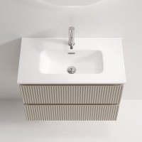 Тумба для ванной подвесная Snob R 690х390х500, Beige Soft, SNR70/39CE Тумба для ванной подвесная Snob R 690х390х500, Beige Soft, SNR70/39CE