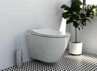 Унитаз подвесной VitrA Sanibelle 7551B003-0075 безободковый, с микролифтом