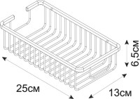 Полка Fixsen Hotel FX-31050A черная