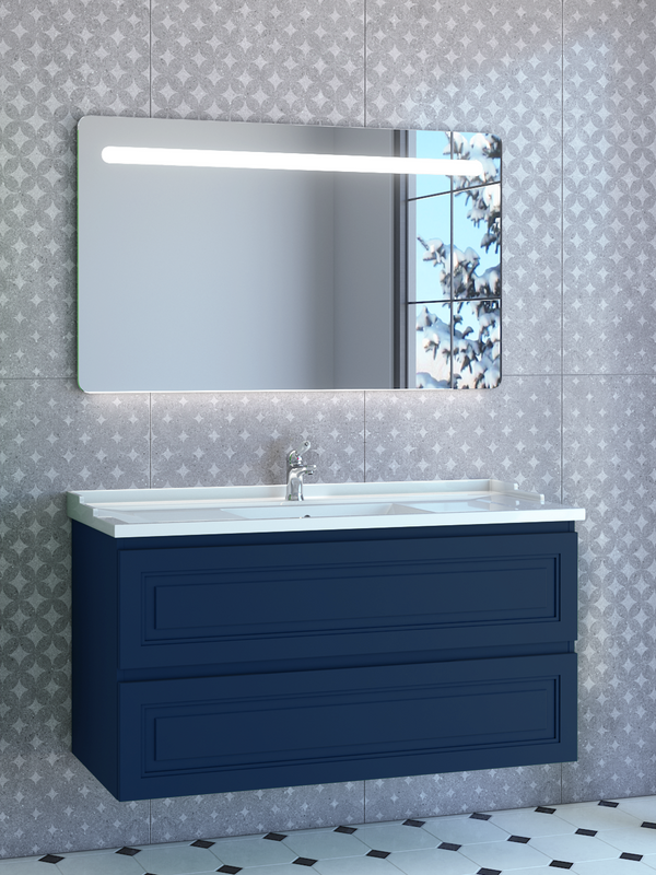 Мебель для ванной комнаты Caprigo Wales Смальти 120 океания