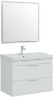 Мебель для ванной комнаты Aquanet Ирис new 80 подвесная, 2 ящика