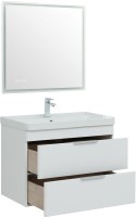 Мебель для ванной комнаты Aquanet Ирис new 80 подвесная, 2 ящика