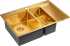 Мойка кухонная Paulmark Liga PM227851-BGL брашированное золото L