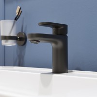 Смеситель для раковины Hansgrohe Vernis Blend 71551670 матовый черный