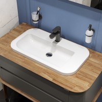 Смеситель для раковины Hansgrohe Vernis Blend 71551670 матовый черный