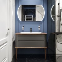 Смеситель для раковины Hansgrohe Vernis Blend 71551670 матовый черный