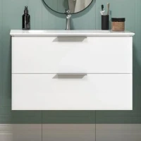 Тумба с раковиной KERAMA MARAZZI Piano Classic 95 подвесная, ясень белый матовый