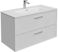 Тумба с раковиной KERAMA MARAZZI Piano Classic 95 подвесная, ясень белый матовый
