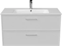 Тумба с раковиной KERAMA MARAZZI Piano Classic 95 подвесная, ясень белый матовый
