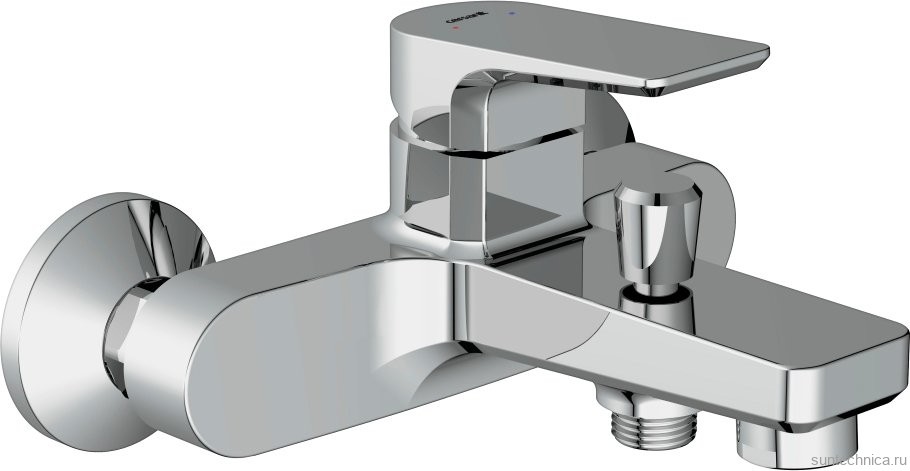 Смеситель для ванны с душем Cersanit Nature Nature 63064 + душевой гарнитур