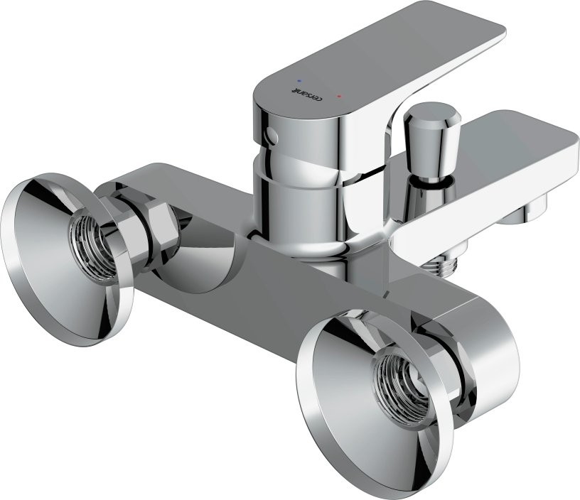 Смеситель для ванны с душем Cersanit Nature Nature 63064 + душевой гарнитур