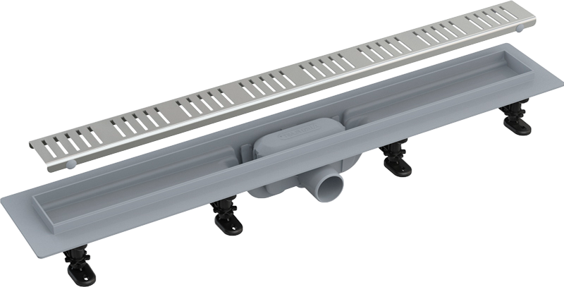 Душевой трап (лоток) AlcaPlast APZ19 APZ19-950 с решеткой и опорами