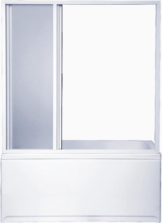 Шторка на ванну Bas Кэмерон 3 ств., пластик