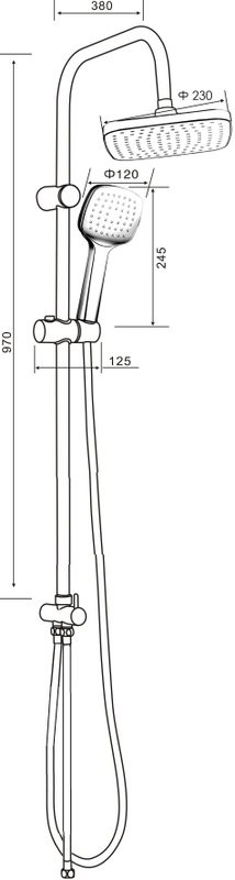 Душевая стойка Orange O-Shower O-Shower OW04