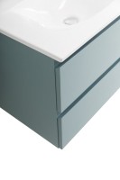 Тумба с раковиной BelBagno Kraft 60 подвесная, матовая голубая, раковина bb-8099-60