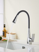 Смеситель для кухни Haiba HB73823 хром