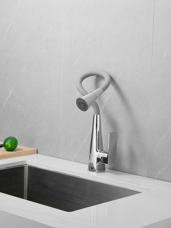 Смеситель для кухни Haiba HB73823 хром