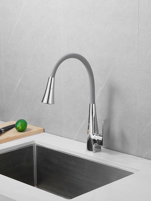 Смеситель для кухни Haiba HB73823 хром