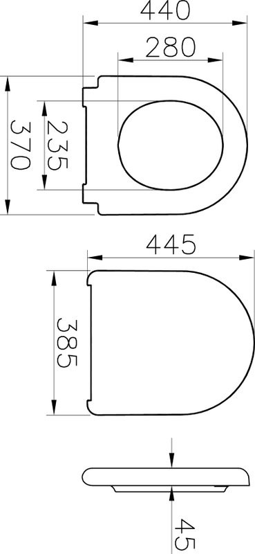 Унитаз подвесной VitrA Liquid 7321B403-0075 безободковый, с микролифтом, глянцевый белый